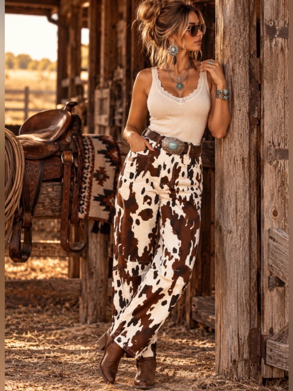 The Brindle Betty barrel jean